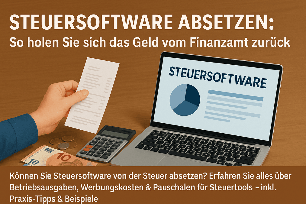 Steuersoftware absetzen: So holen Sie sich das Geld vom Finanzamt zurück