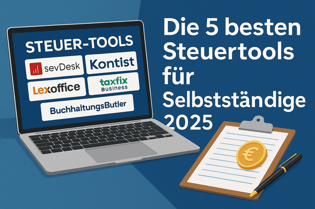 Die 5 besten Steuertools für Selbstständige 2025 im Vergleich – Funktionen, Preise & Erfahrungen